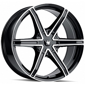 Mazzi Wheels Stilts 371 - 22 x 9.5&nbsp;Black With Natural Face - 371-22937B
