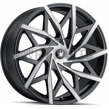 Mazzi Wheels Big Easy 372 - 22 x 9.5 Black With Dark Tinted Face - 372-22937TM-1