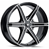 Mazzi Wheels Stilts 371 - 20 x 8.5&nbsp;Black With Natural Face - 371-2837B