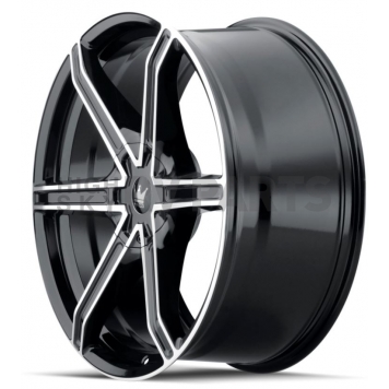 Mazzi Wheels Stilts 371 - 20 x 8.5 Black With Natural Face - 371-2837B-2