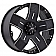 Ballistic Wheels 901 Hyjak - 17 x 9 Flat Black - 901790267+00FBM