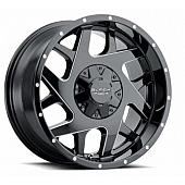 Black Rock Wheel 935B Fury II - 17 x 9&nbsp;Black With Natural Accents - 1722401731