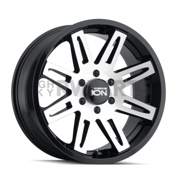 ION Wheels Series 142 - 18 x 9 Black With Natural Face - 142-8936B-1