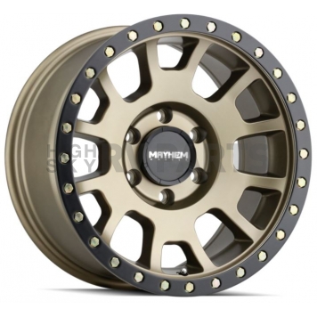 Mayhem Wheels Scout 8302 - 18 x 9&nbsp;Gold With Black Lip - 8302-8936MGD