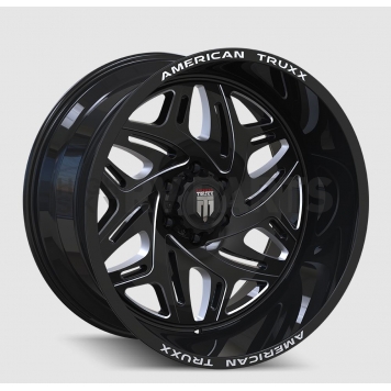 American Truxx Wheel AT-1914 Euphoria 20 x 9 Black With Natural Accents - AT1914-2936BM-1