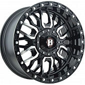 Ballistic Wheels 969 Tomahawk - 20 x 10 Black With Natural Accents - 969200267+00GBM