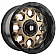 Ballistic Wheels 968 Shield - 20 x 10 Flat Bronze With Flat Black Lip - 968200267+00FBZFB