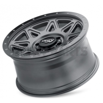 Dirty Life Race Wheels Theory - 20 x 9&nbsp;Gun Metal With Black Bead Lock Ring - 9305-2936MGT-3