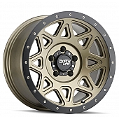 Dirty Life Race Wheels Theory - 20 x 9&nbsp;Gold With Black Bead Lock Ring - 9305-2936MGD