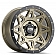 Dirty Life Race Wheels Theory - 20 x 9&nbsp;Gold With Black Bead Lock Ring - 9305-2936MGD