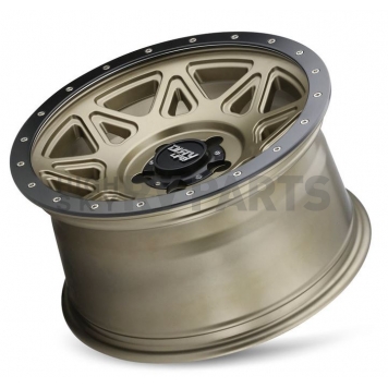Dirty Life Race Wheels Theory - 20 x 9 Gold With Black Bead Lock Ring - 9305-2936MGD-3