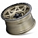Dirty Life Race Wheels Theory - 20 x 9 Gold With Black Bead Lock Ring - 9305-2936MGD