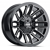 Mayhem Wheels Cogent 8107 - 20 x 9&nbsp;Black With Natural Accents - 8108-2937BM