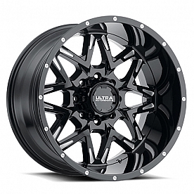 Ultra Wheel Carnivore 254 - 20 x 9&nbsp;Black With Natural Accents - 254-2935BM+18