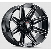 American Truxx Wheel AT-1903 Boom 18 x 9&nbsp;Black With Natural Accents - AT1903-8937M-12