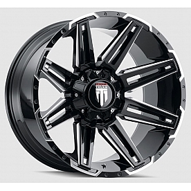 American Truxx Wheel AT-1903 Boom 18 x 9&nbsp;Black With Natural Accents - AT1903-8937M-12