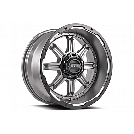 Grid Wheel GD10 - 18 x 9 &nbsp;Anthracite Gray With Black Lip - GD1018090237A1506