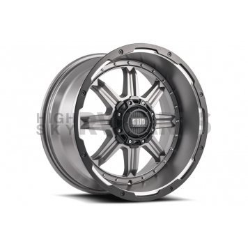 Grid Wheel GD10 - 18 x 9  Anthracite Gray With Black Lip - GD1018090237A1506