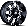 Mayhem Wheels Fierce 8103 - 18 x 9&nbsp;Black With Natural Spokes - 8103-8937M