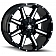 Mayhem Wheels Arsenal 8104 - 18 x 9 Black With Natural Face - 8104-8937B