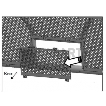 Black Horse Offroad Grille Guard RU-NIFR22-B-3