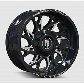 American Truxx Wheel AT-1913 Destiny 20 x 10&nbsp;Black With Natural Accents - AT1913-2137M-24