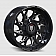 American Truxx Wheel AT-1913 Destiny 20 x 10 Black With Natural Accents - AT1913-2137M-24