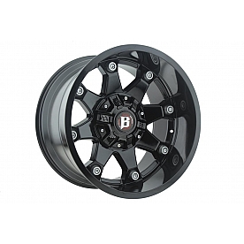 Ballistic Wheels 581 Beast 20 x 10 Black - 581200267-24GB