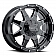 Black Rock Wheel 904B Fury I - 20 x 10 Black With Natural Accents - 2022396731