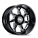 CALI Off-Road Wheel 9111 Sevenfold - 20 x 10 Black With Natural Accents - 9111-2136BM