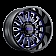 CALI Off-Road Wheel 9110 Summit - 20 x 10 Black With Blue Natural Accents - 9110-2136BTB