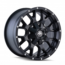 Mayhem Wheels Warrior 8015 - 20 x 9&nbsp;Black - 8015-2937MB-8