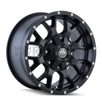 Mayhem Wheels Warrior 8015 - 20 x 9&nbsp;Black - 8015-2937MB-8