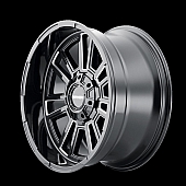 Mayhem Wheels Apollo 8115 - 18 x 9 Black With Natural Accents - 8115-2137BM