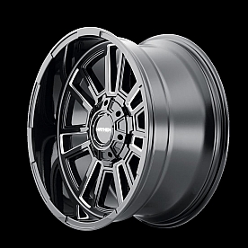 Mayhem Wheels Apollo 8115 - 18 x 9 Black With Natural Accents - 8115-2137BM