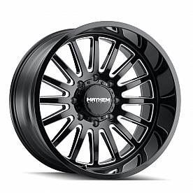 Mayhem Wheels Utopia 8114 - 20 x 10&nbsp;Black With Natural Accents - 8114-2136BM