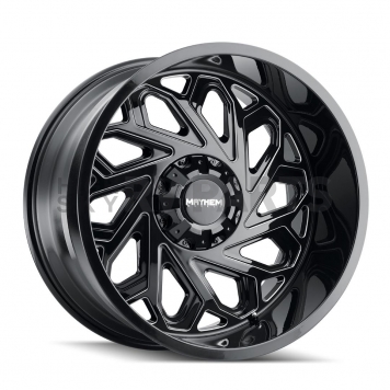 Mayhem Wheels Essex 8112 - 20 x 12&nbsp;Black With Natural Accents - 8112-2237BM-1
