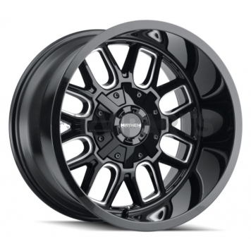 Mayhem Wheels Cogent 8107 - 22 x 12&nbsp;Black With Natural Accents - 8107-2237BM