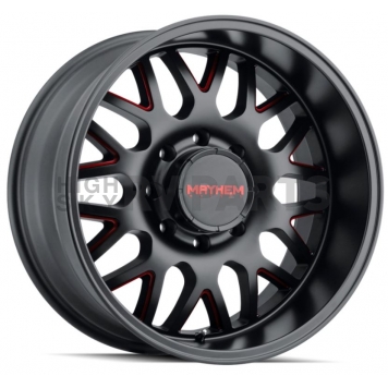 Mayhem Wheels Tripwire 8110 - 20 x 10&nbsp;Black With Prism Red Accents - 8110-2136BTR