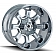Mayhem Wheels Combat 8105 - 20 x 10&nbsp;Silver - 8105-2137C