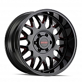 Mayhem Wheels Tripwire 8110 - 20 x 9&nbsp;Black With Prism Red Accents - 8110-2937BTR18