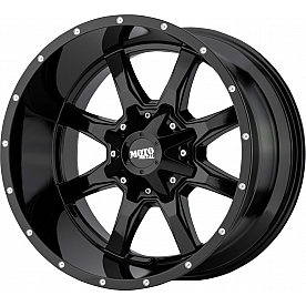 Moto Metal Wheel MO970 - 20 x 10 Black With Natural Accents - MO970210673A18N