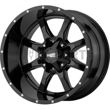 Moto Metal Wheel MO970 - 20 x 10 Black With Natural Accents - MO970210673A18N
