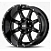 Moto Metal Wheel MO970 - 20 x 10 Black With Natural Lip - MO970210673A24NUS