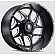 American Truxx Wheel AT-1900 Sweep 22 x 12 Black With Natural Accents - AT1900-22237M-44