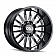 CALI Off-Road Wheel 9110 Summit - 22 x 12 Black With Natural Accents - 9110-22236BM