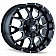 Mayhem Wheels Warrior 8015 - 22 x 12&nbsp;Black With Natural Accents - 8015-22237M
