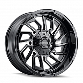 Mayhem Wheels Flywheel 8111 - 22 x 10&nbsp;Black With Natural Accents - 8111-22137BM