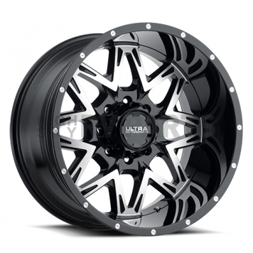 Ultra Wheel Carnivore 254 - 22 x 12&nbsp;Black With Diamond Cut Face - 254-2235U44