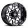 Ultra Wheel Carnivore 254 - 22 x 12&nbsp;Black With Diamond Cut Face - 254-2235U44